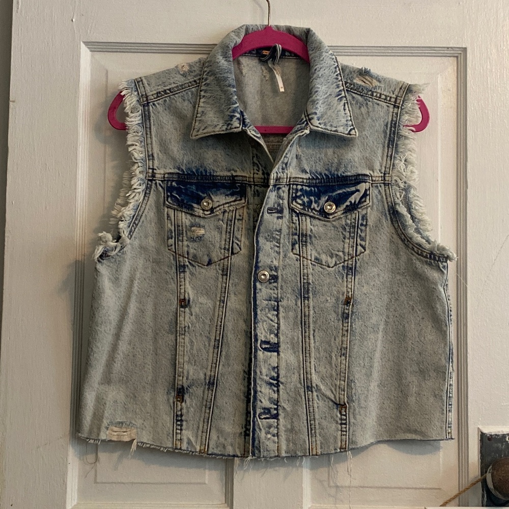 Free People Denim Vest (SOLD)